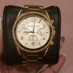 Michael Kors Rose Gold Glitz Watch